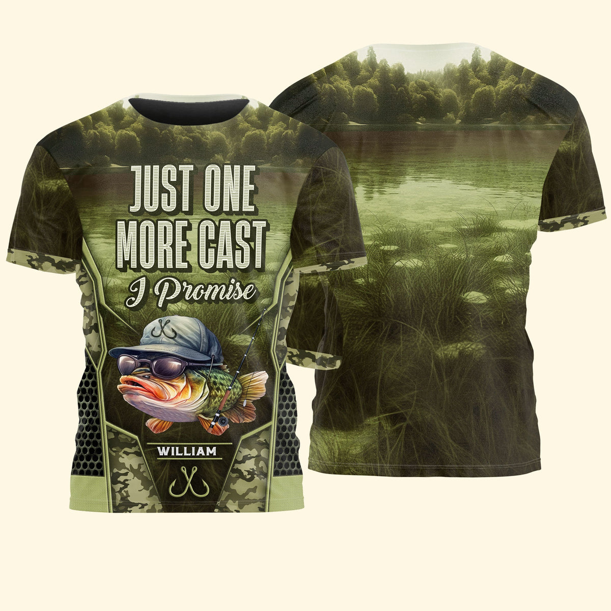 Just One More Cast I Promise - Personalized 3D All Over Printed Shirt