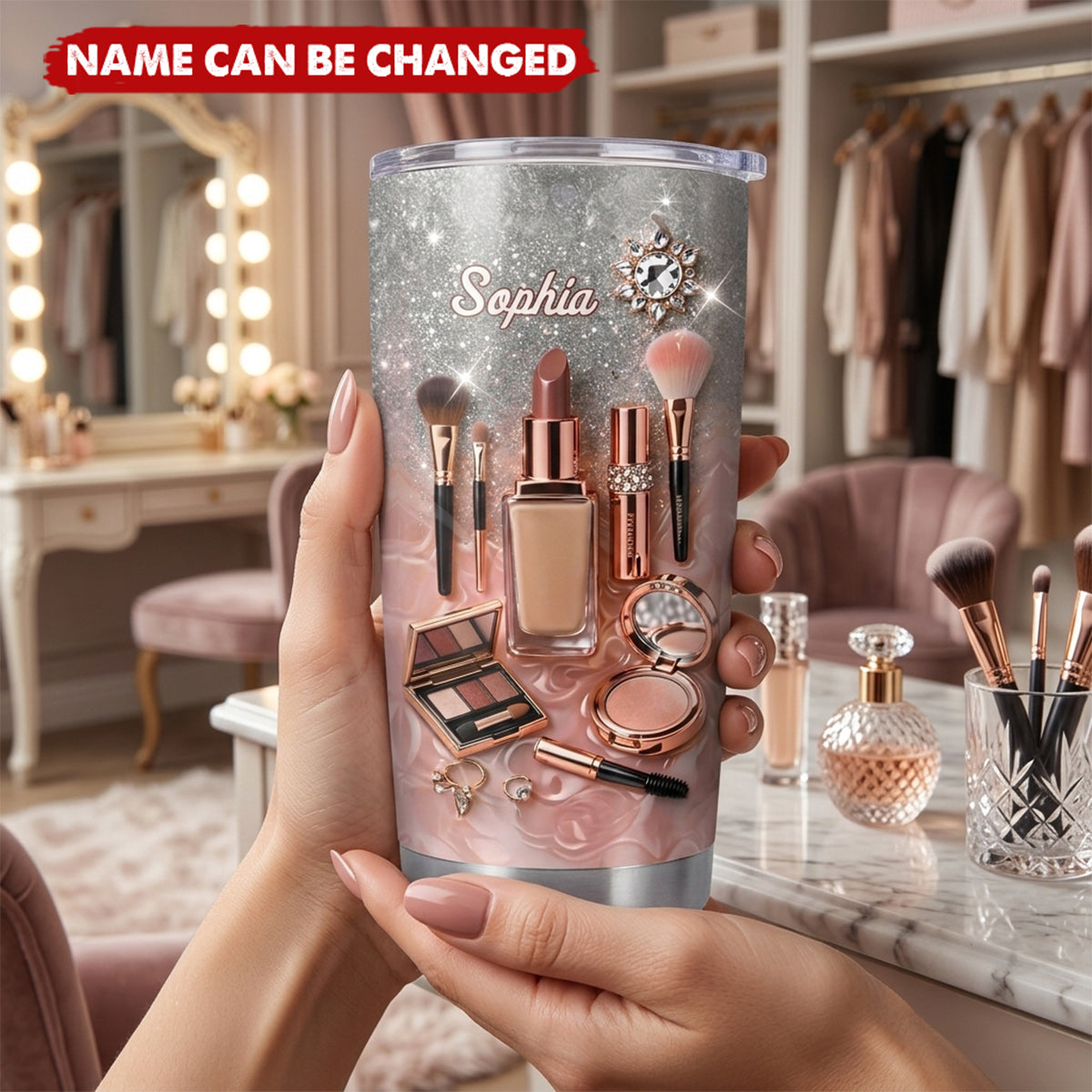 Proud Makeup Artist - Personalized Stainless Steel Tumbler