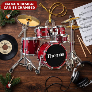 Born To Drum - Personalized Acrylic Custom Shape Ornament