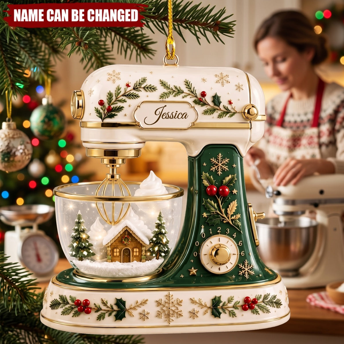 Stand Mixer - Personalized Acrylic Custom Shape Ornament
