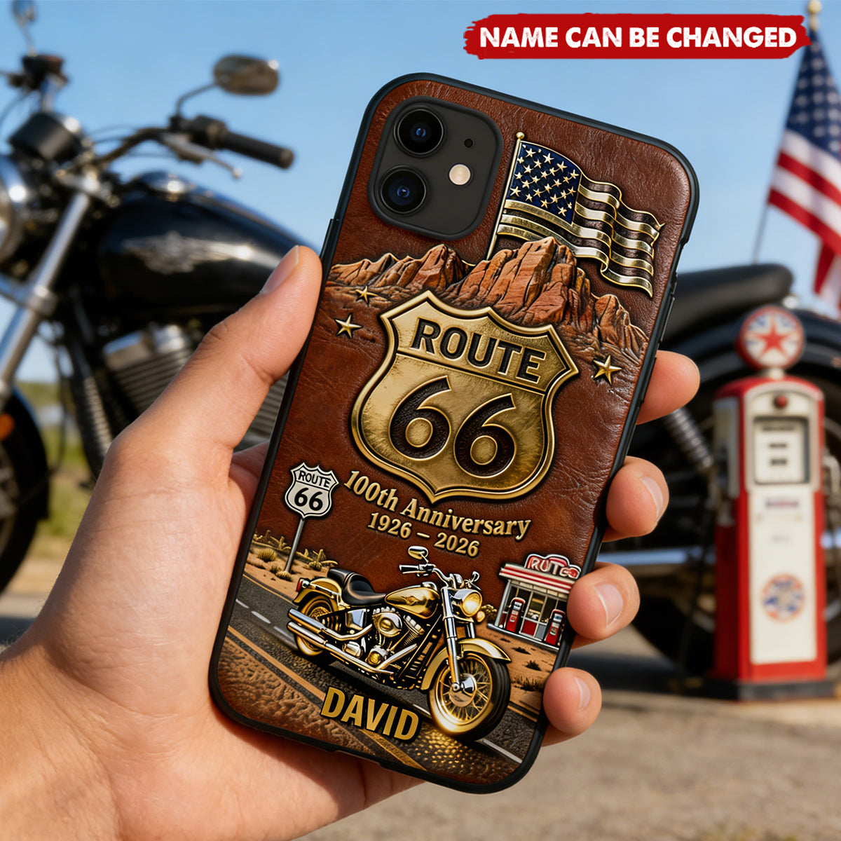 100th Anniversary Motorcycle - Personalized Phone Case, Gift For Bikers