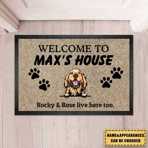 Welcome To Dog House Dog Doormat K228 HN590