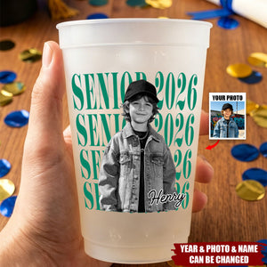 Senior Custom Vintage Photo - Personalized Cups