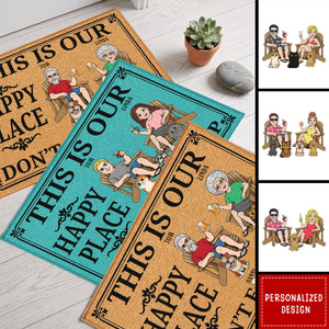 Custom Home Decor Decorative Mat - Personalized Summer Vacation And Travel Gifts For Husband And Wife, Him And Her - Our Little Peaceful Haven