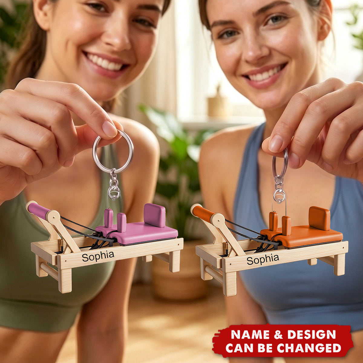 Custom Pilates Equipment Gift for Pilates Lover - Personalized Acrylic  Keychain