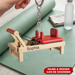 Custom Pilates Equipment Gift for Pilates Lover - Personalized Acrylic  Keychain
