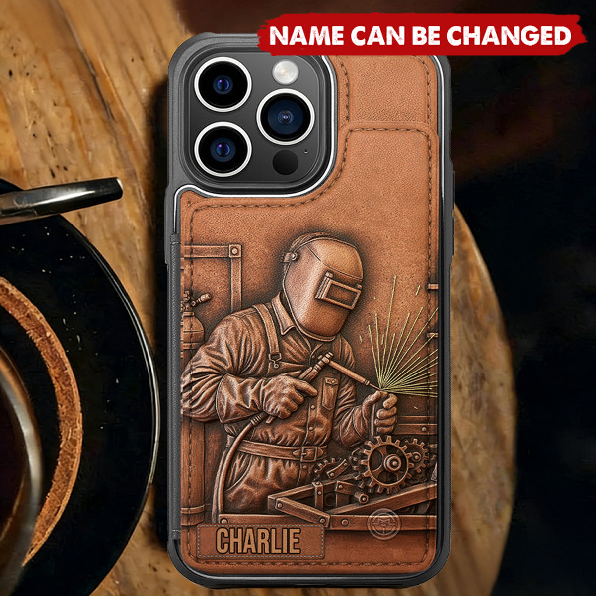 Strongest Welder - Personalized Welder Fully Printed Wallet Phone Case