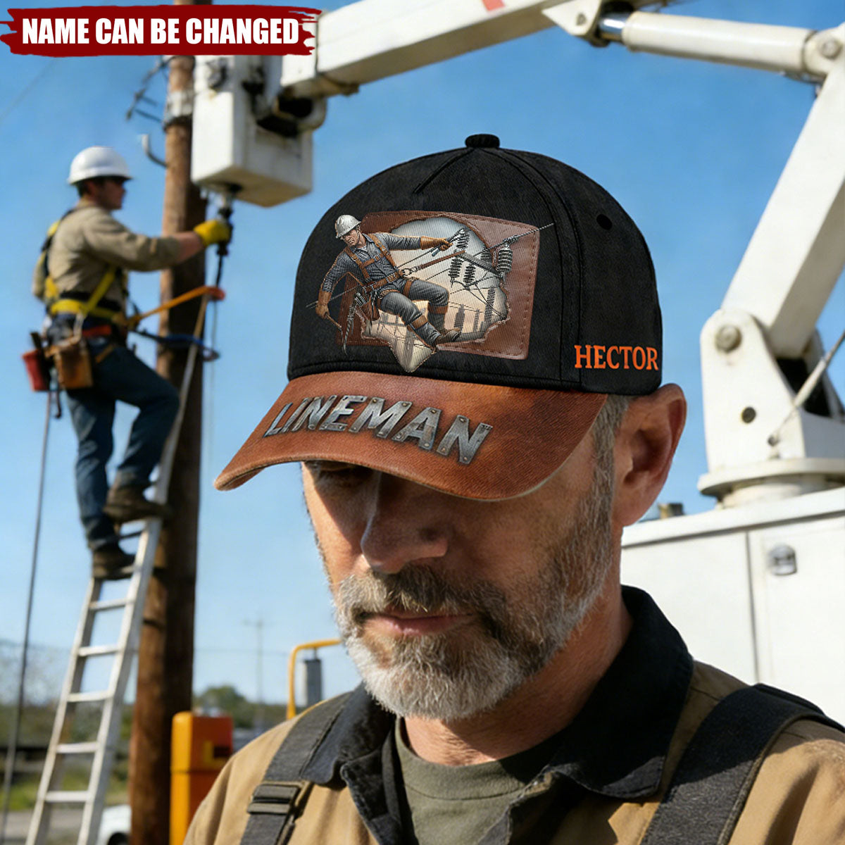 Love Lineman - Personalized Lineman Classic Cap