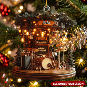 Personalized Musician Christmas Ornament - Custom Band Acrylic Gift