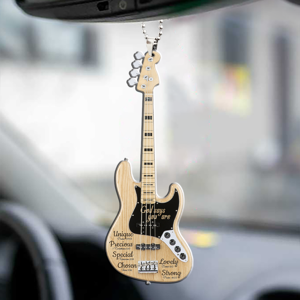 Bass Guitar God Says You Are Ornament
