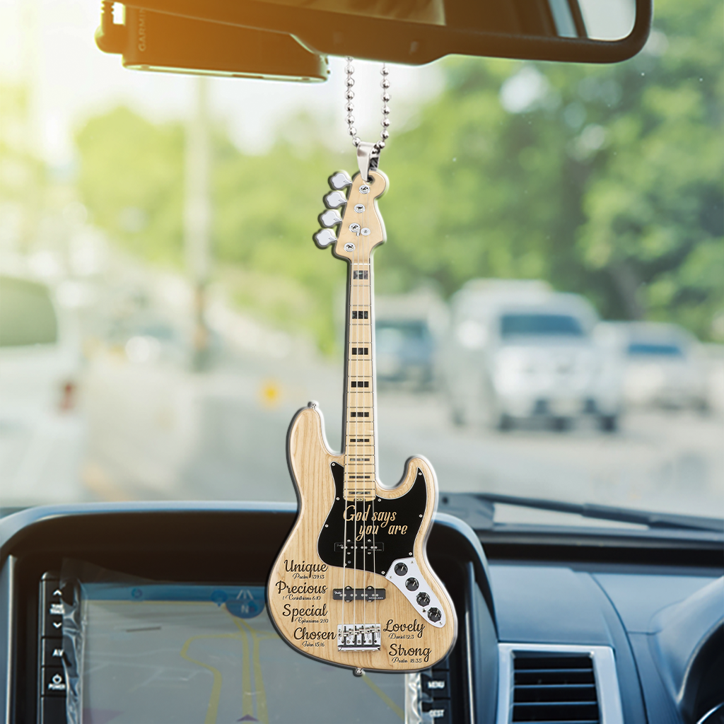 Bass Guitar God Says You Are Ornament