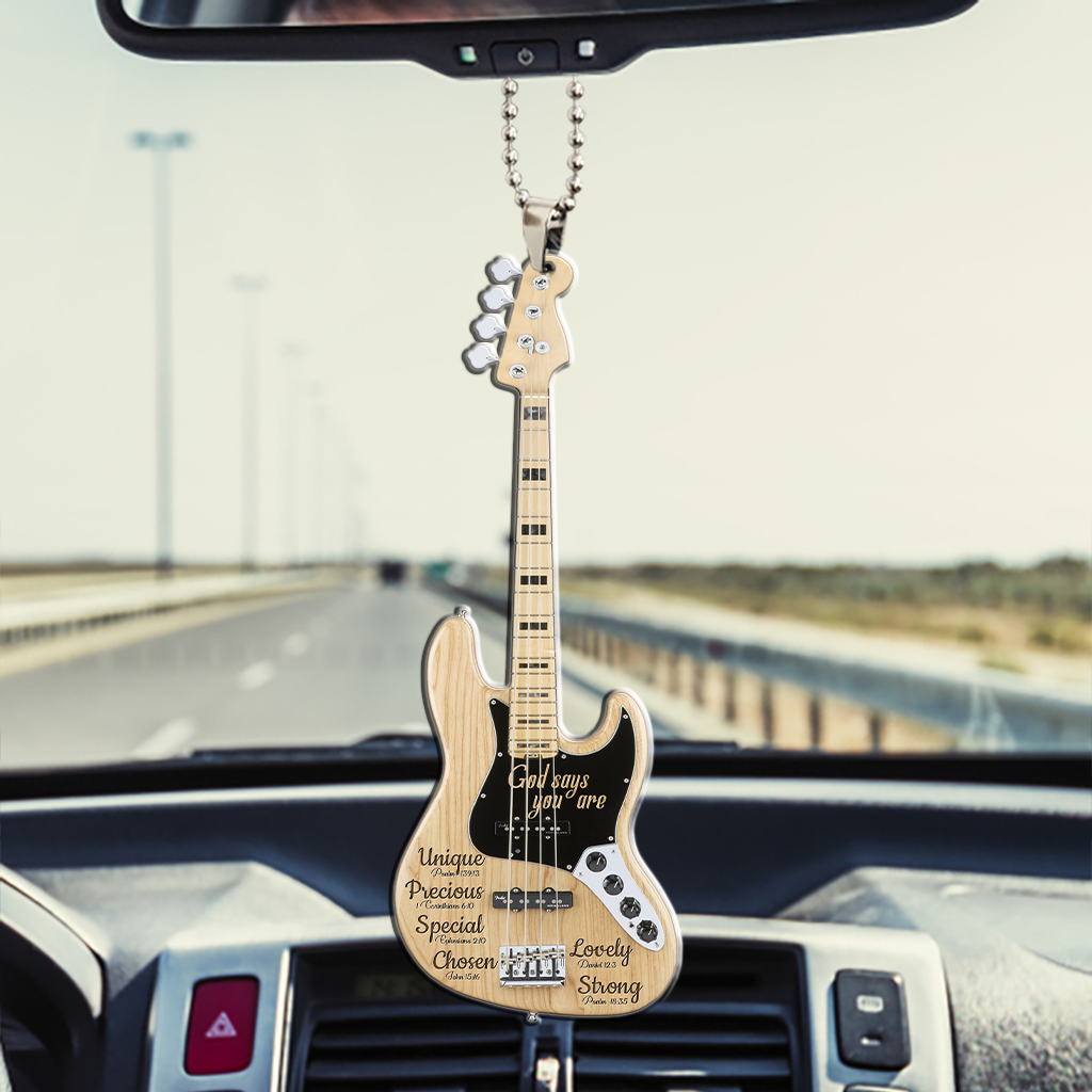 Bass Guitar God Says You Are Ornament