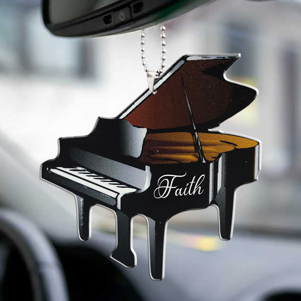 Faith Piano Ornament
