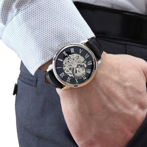 Happy Fathers Day to My Wonderful Husband - Openwork Watch