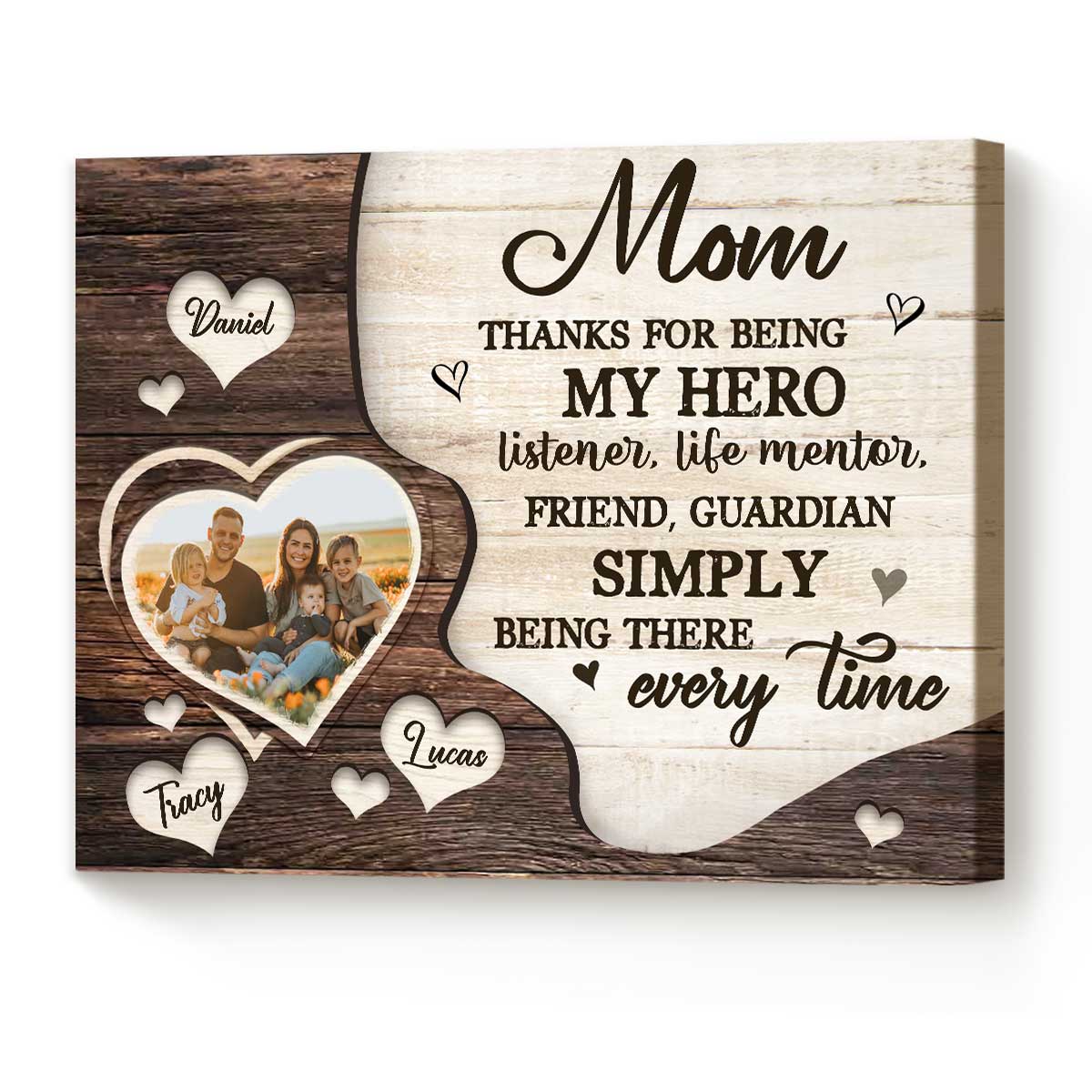 Mom Gift From Kids, Personalized Mom Gift, Personalized Poster