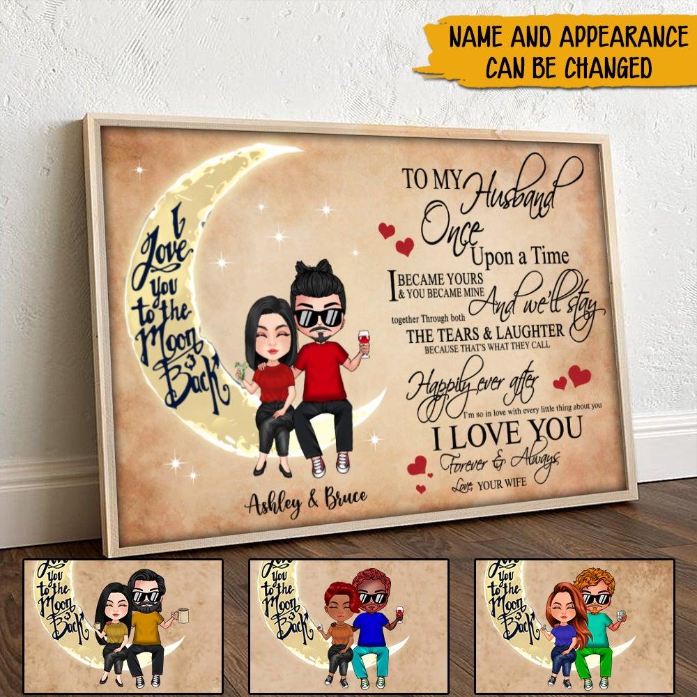 Couple Custom Poster I Became Yours You Became Mine Personalized Valentine's Day Gift For Him And Her