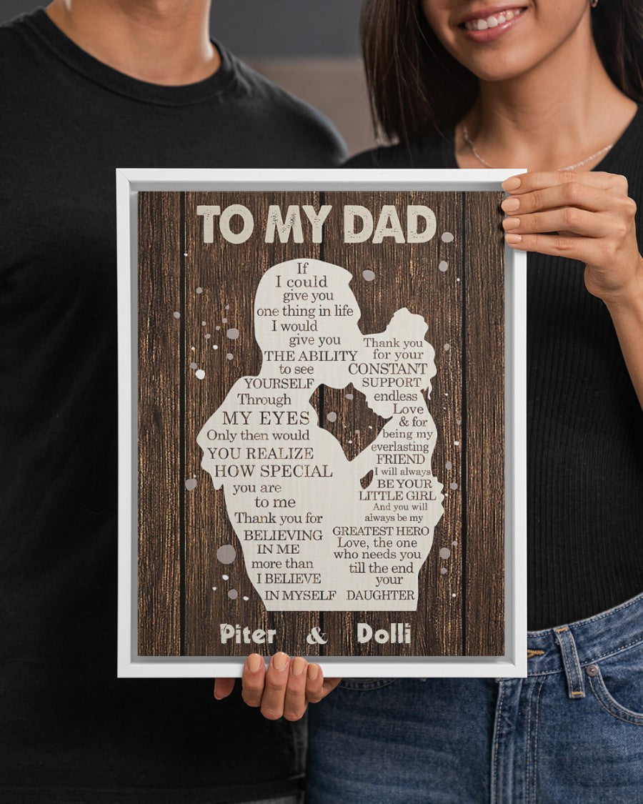 LOVELY GIFT FOR DAD 2022 - Personalized Gift For Father's Day - Personalized Custom Poster