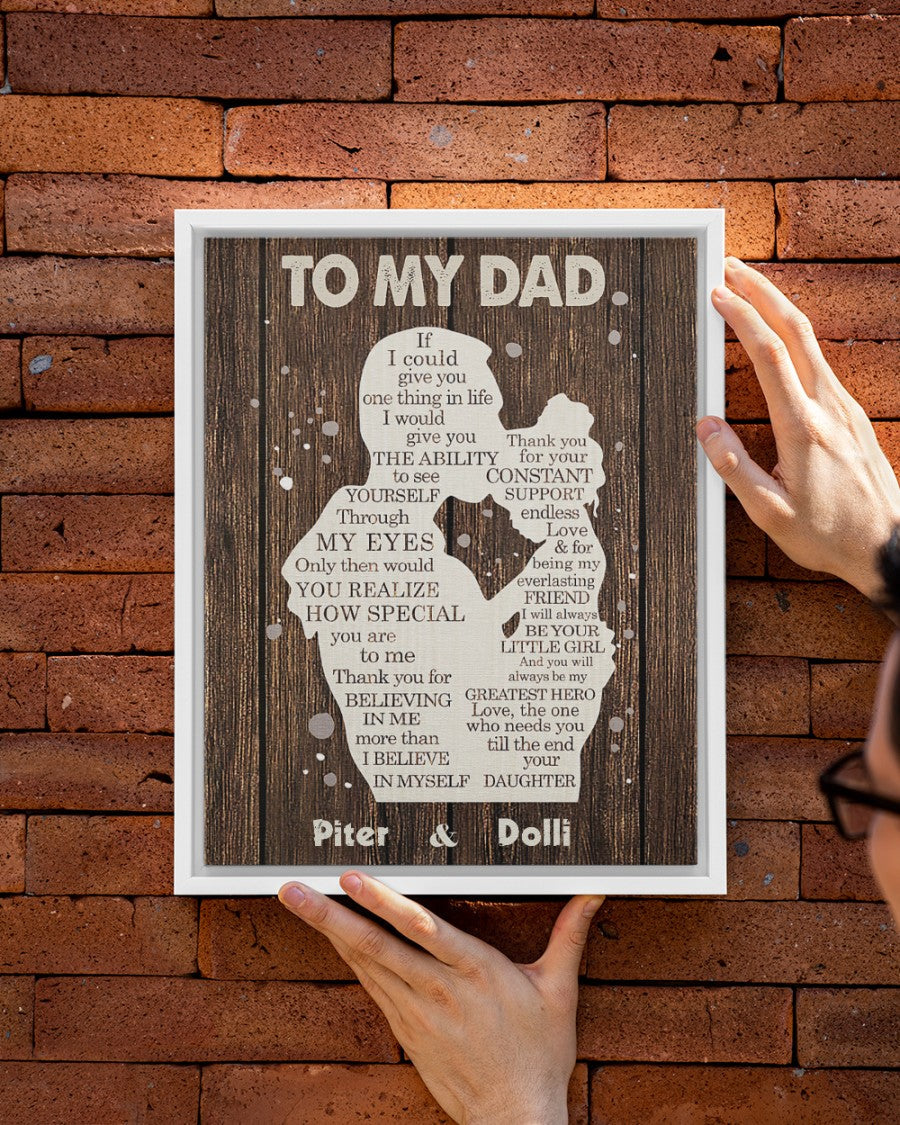 LOVELY GIFT FOR DAD 2022 - Personalized Gift For Father's Day - Personalized Custom Poster