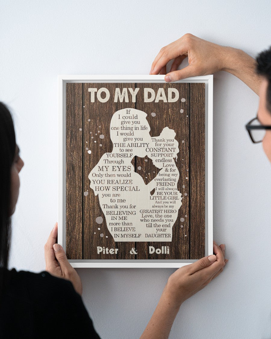 LOVELY GIFT FOR DAD 2022 - Personalized Gift For Father's Day - Personalized Custom Poster
