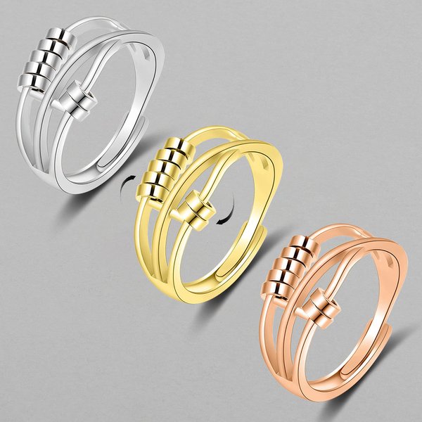 Anxiety Relieving Enamel Fidget Ring