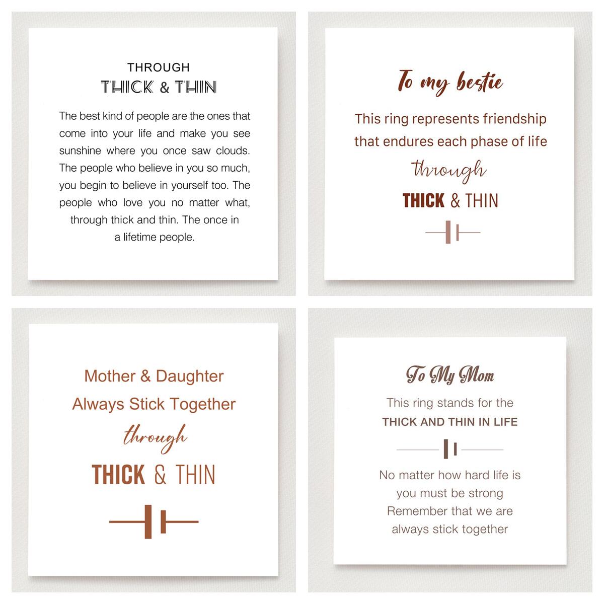 THICK AND THIN RING - 01