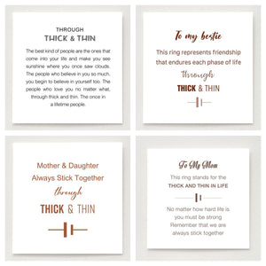 THICK AND THIN RING - 02