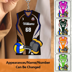 Personalized Name&Number Boy Volleyball Clothing Ornament