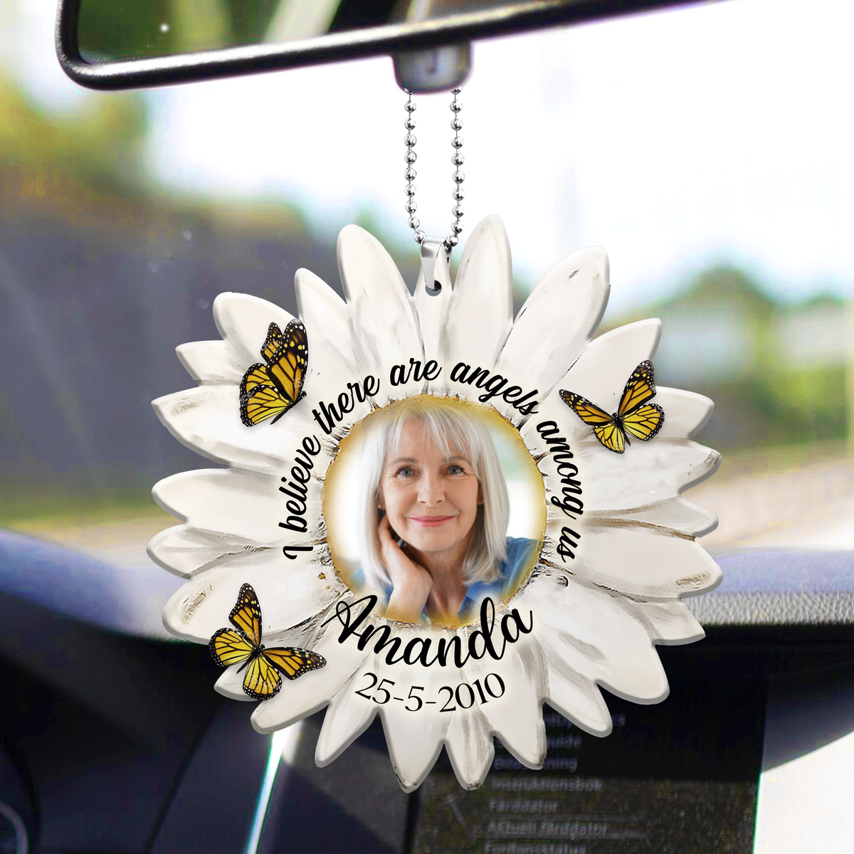Personalized Sunflower God Has You In His Arms Ornament