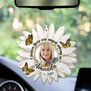 Personalized Sunflower God Has You In His Arms Ornament