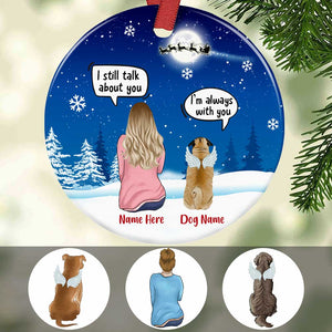 Personalized Dog Memo Christmas Watching Benelux Ornament