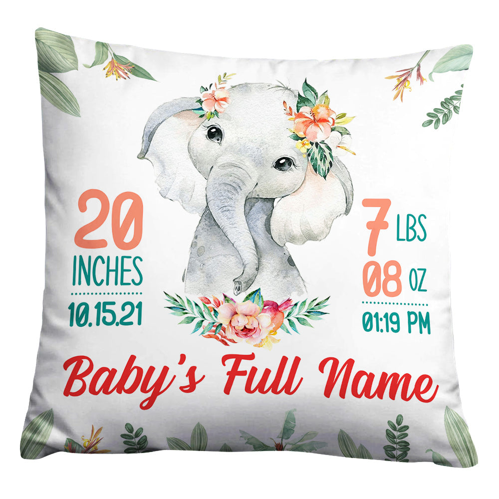 Personalized Baby Mom Grandma Grandson Granddaughter Son Daughter Pillow