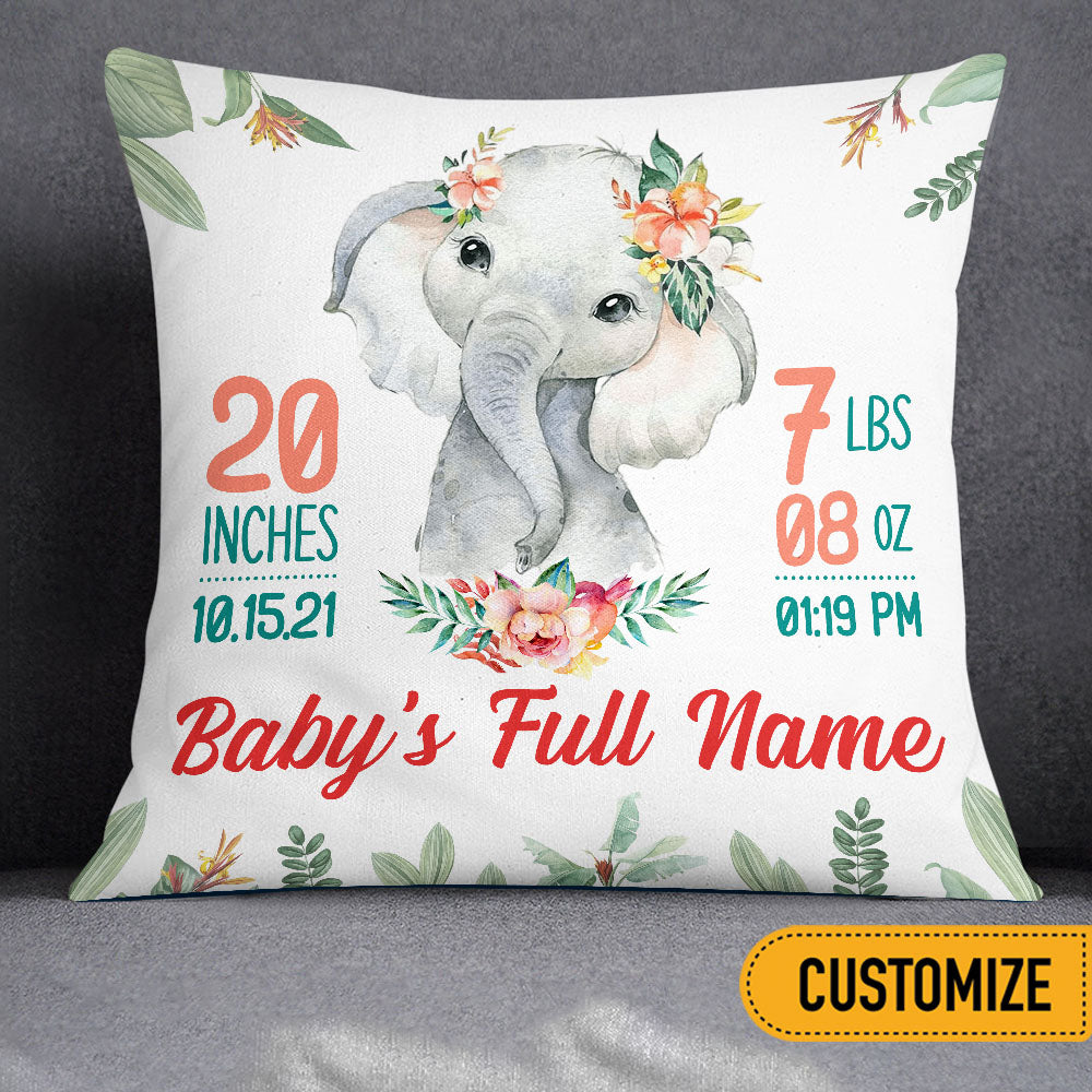 Personalized Baby Mom Grandma Grandson Granddaughter Son Daughter Pillow