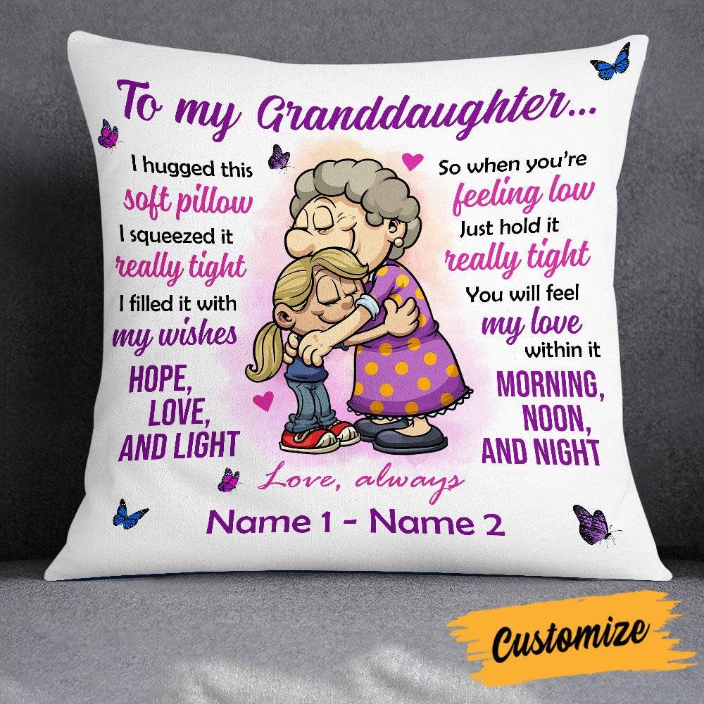 Personalized Granddaughter Pillow NB134 81O32