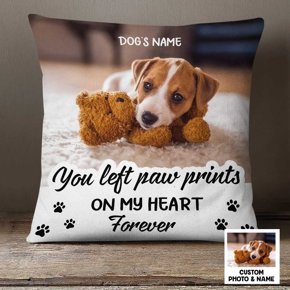 Personalized Dog Memo Photo Pillow