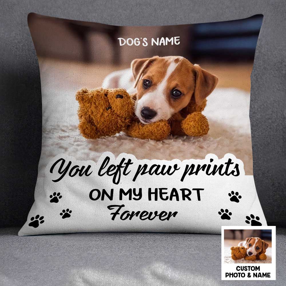 Personalized Dog Memo Photo Pillow