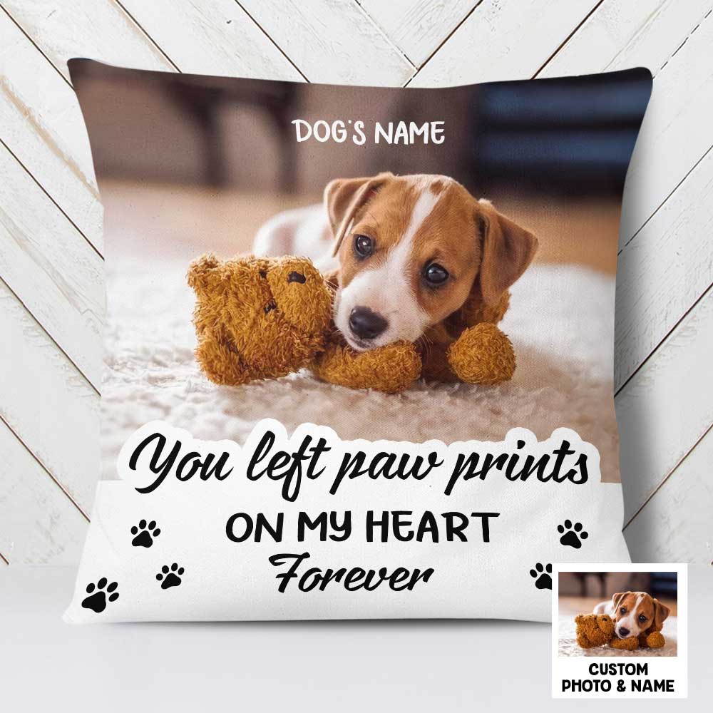 Personalized Dog Memo Photo Pillow
