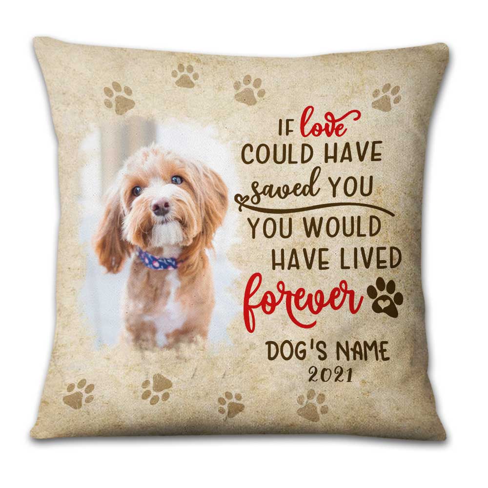 Personalized Dog Memorial Photo Pillowcase