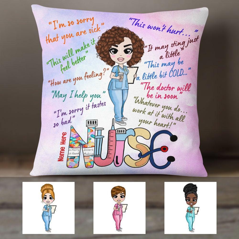 Personalized Proud Nurse Pillowcase