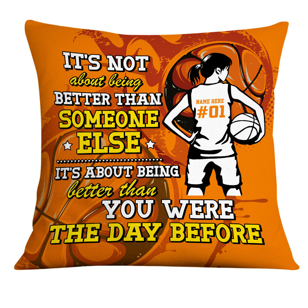 Personalized Love Basketball Pillow DB187 26O18
