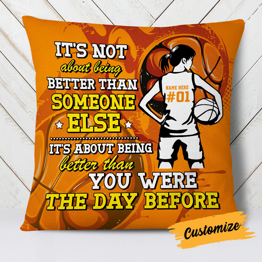 Personalized Love Basketball Pillow DB187 26O18