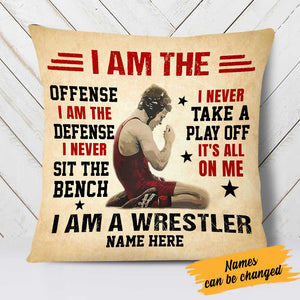 Personalized Wrestling Pillow