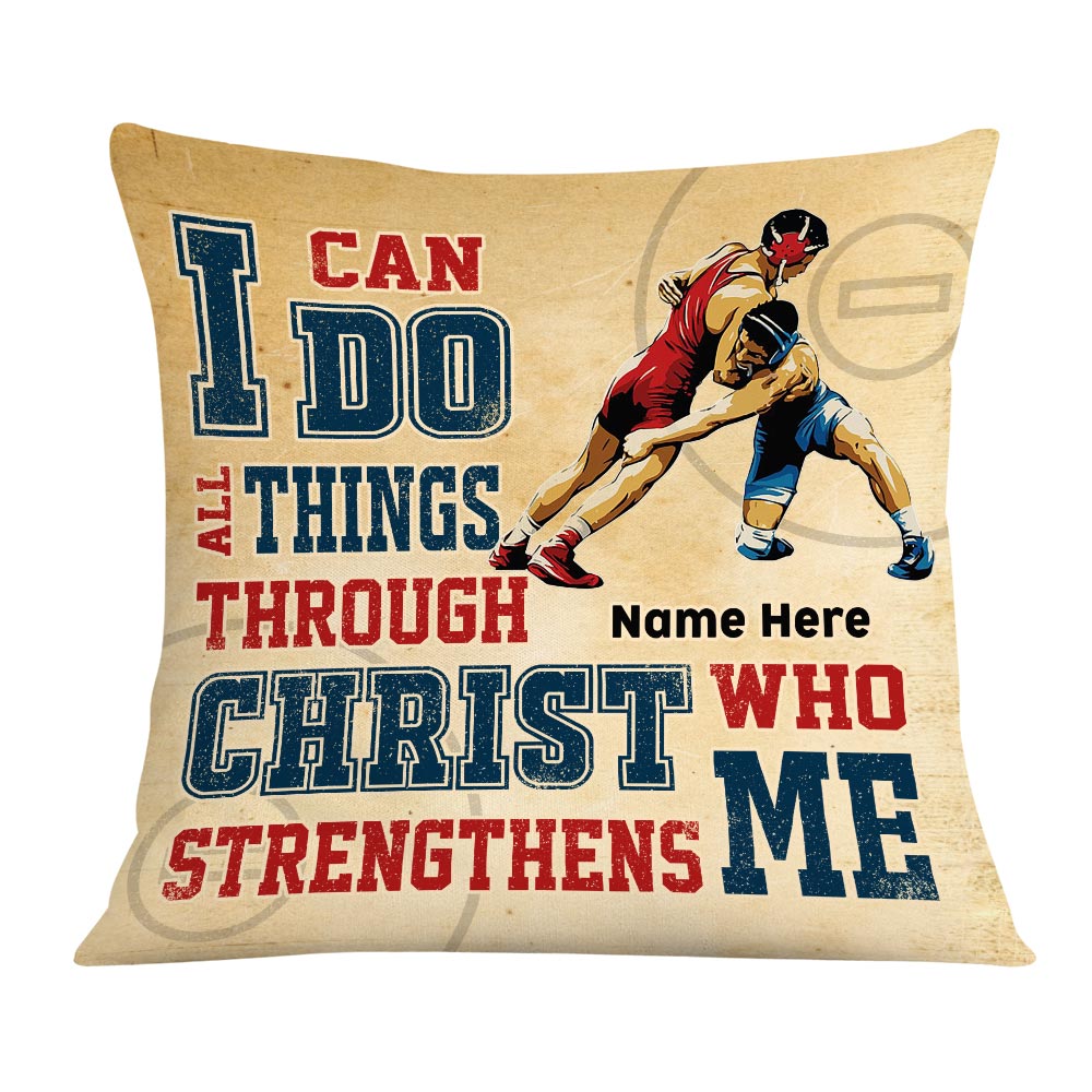 Personalized Wrestling Pillow DB256 30O36