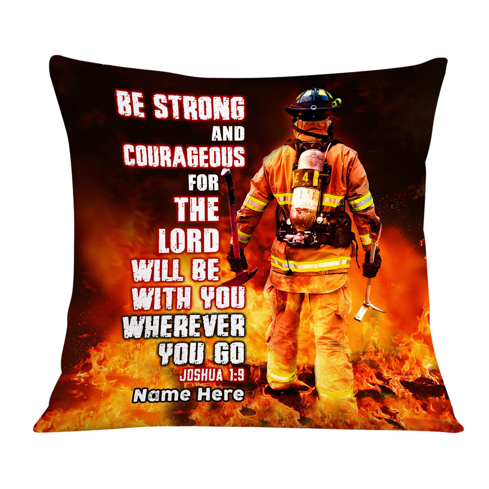 Personalized Firefighter Pillow DB277 23O36
