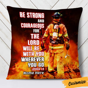 Personalized Firefighter Pillow DB277 23O36