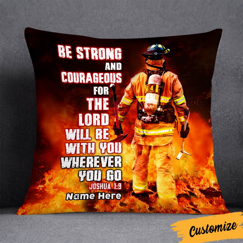 Personalized Firefighter Pillow DB277 23O36