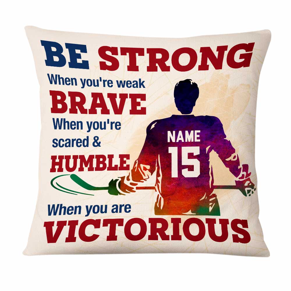 Personalized Hockey Pillow