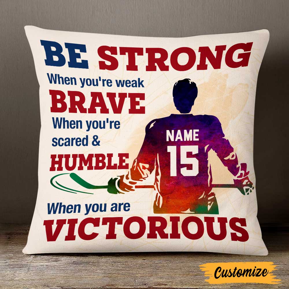 Personalized Hockey Pillow