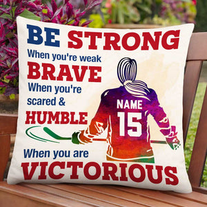 Personalized Hockey Pillow