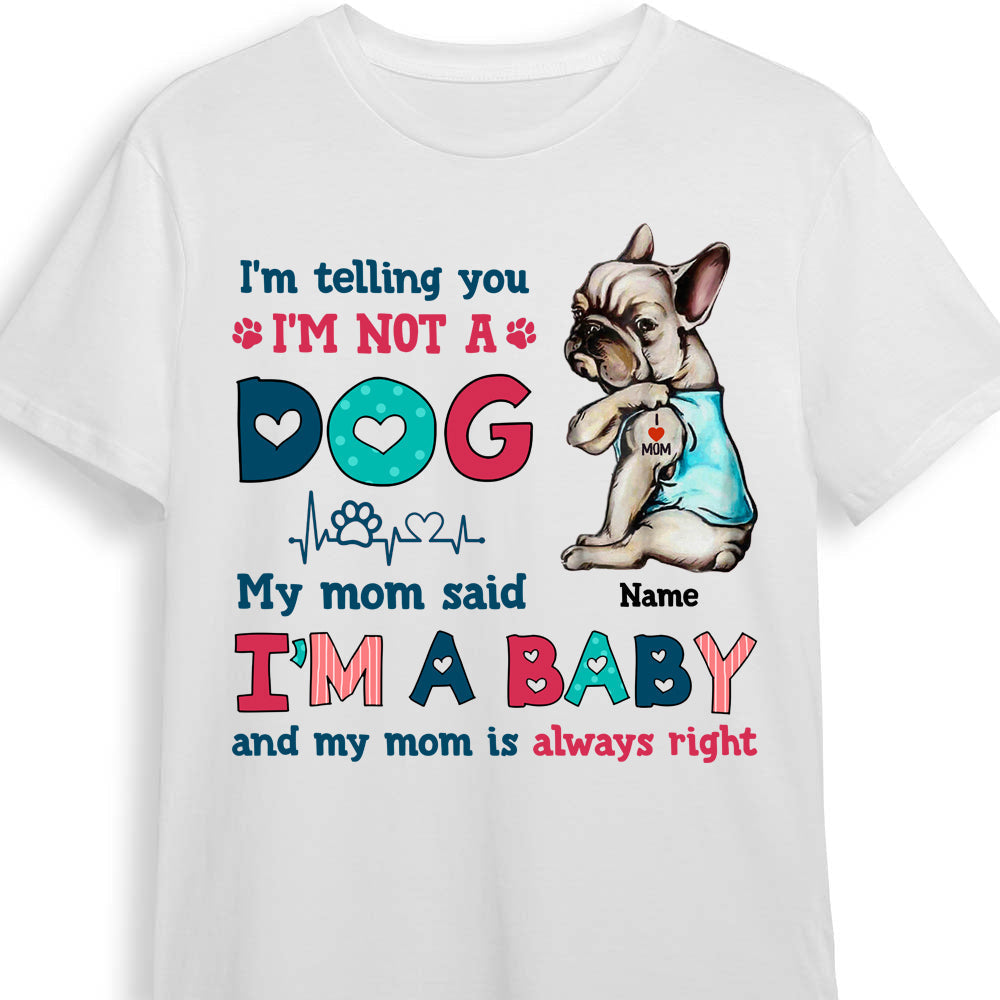 Personalized Dog Mom Baby
