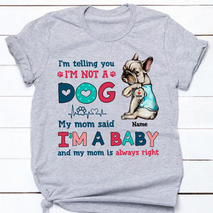Personalized Dog Mom Baby